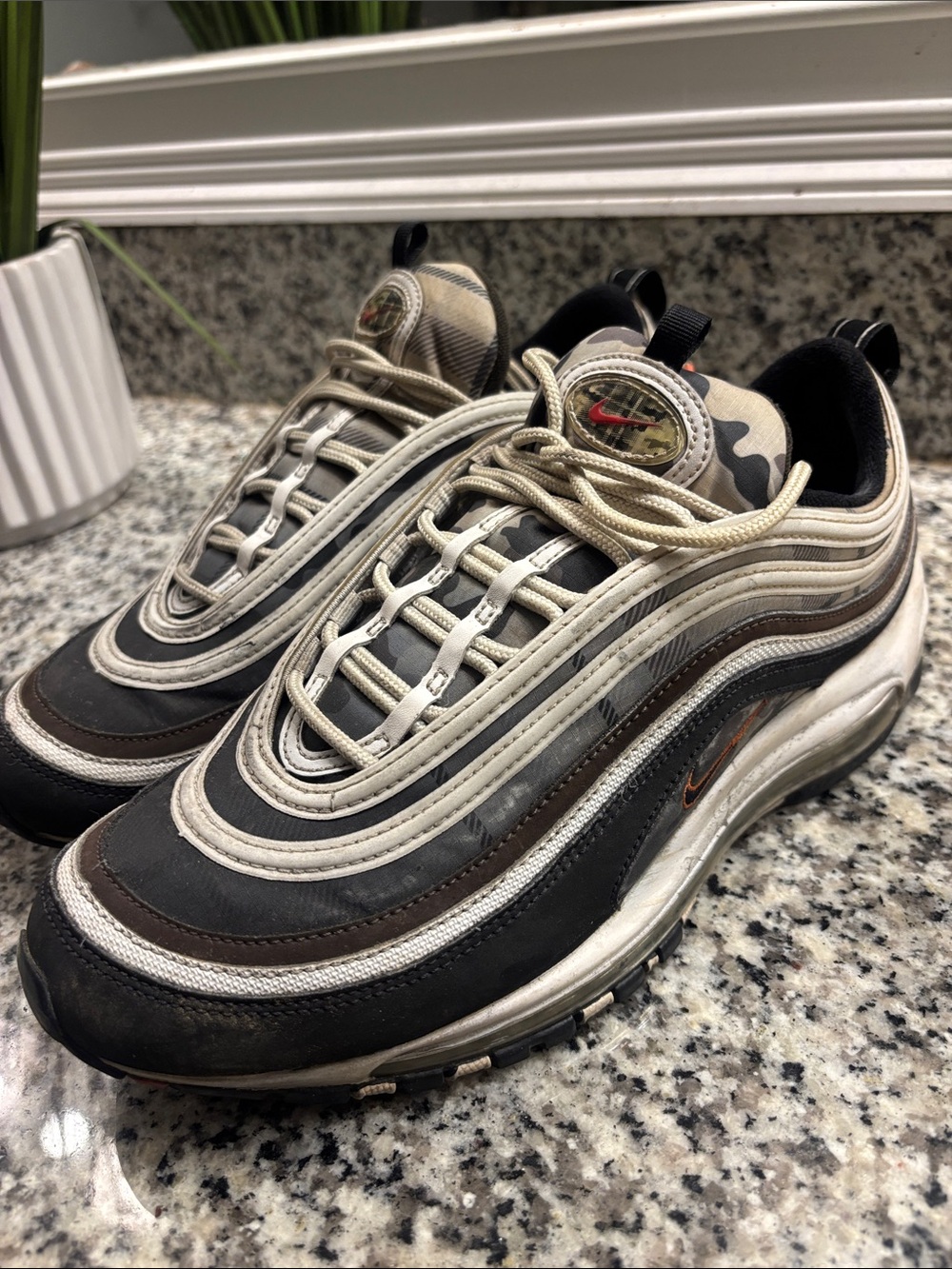 Nike Air Max 97 Men’s Sneakers - Black, Gray & Brown